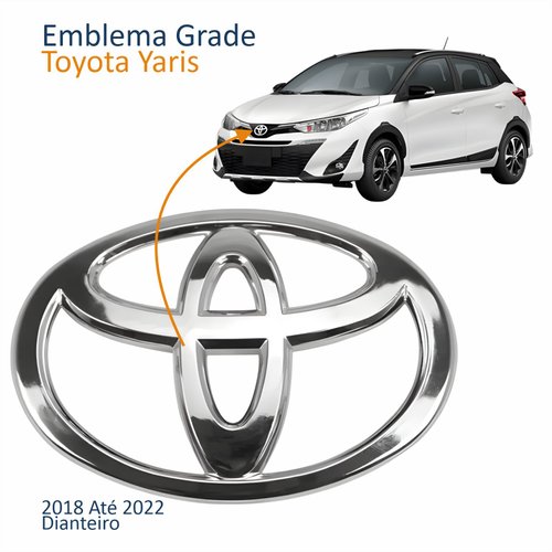 Emblema Grade Toyota Yaris 2018 2019 2020 2021 2022