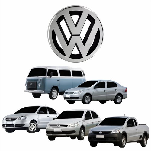 Emblema Grade Vw Gol Saveiro Polo Voyage 2008 Até 2012 Kombi 2009 Até 2012