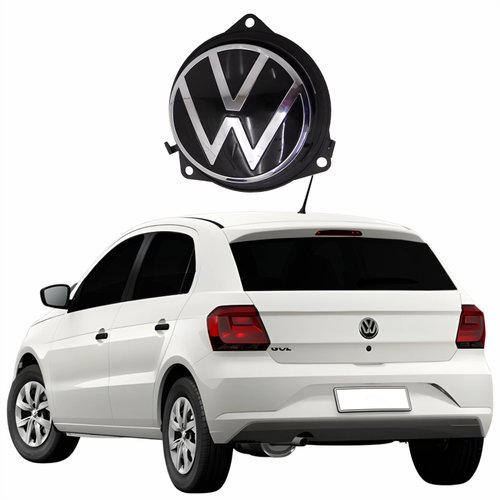 Emblema Maçaneta Tampa Traseira Gol 2017 Até 2025