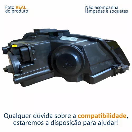 Farol Principal Audi A3 Sportback 2008 2009 2010 2011 2012 Lado Esquerdo Motorista