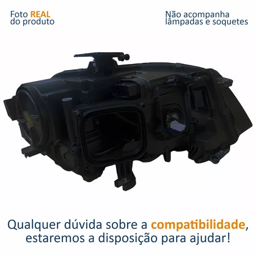 Farol Principal Audi A4 New 2008 2009 2010 2011 2012 Led Bi-Xenon Lado Direito Passageiro