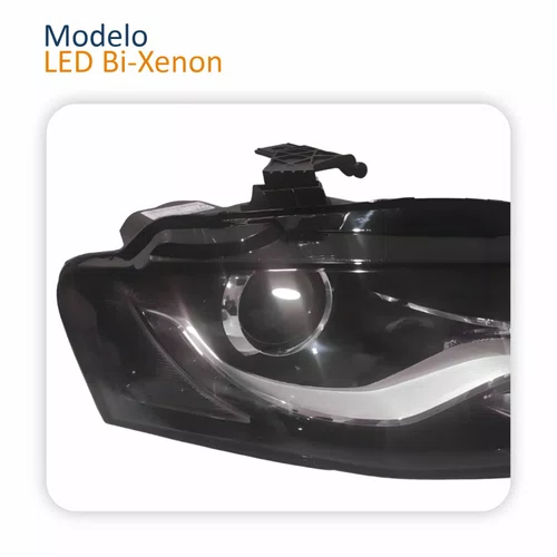 Farol Principal Audi A4 New 2008 2009 2010 2011 2012 Led Bi-Xenon Lado Direito Passageiro