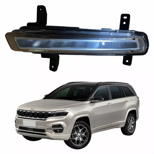 Farol Auxiliar De Milha Jeep Commander 2020 2021 2022 2023 Drl Full Led Lado Esquerdo Motorista