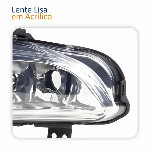 Farol Auxiliar De Milha Fiat Strada 2020 2021 2022 Lado Esquerdo Motorista