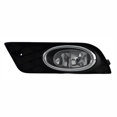 Farol Auxiliar De Milha Honda Civic 2012 Até 2015 Com Grade Lado Esquerdo Motorista