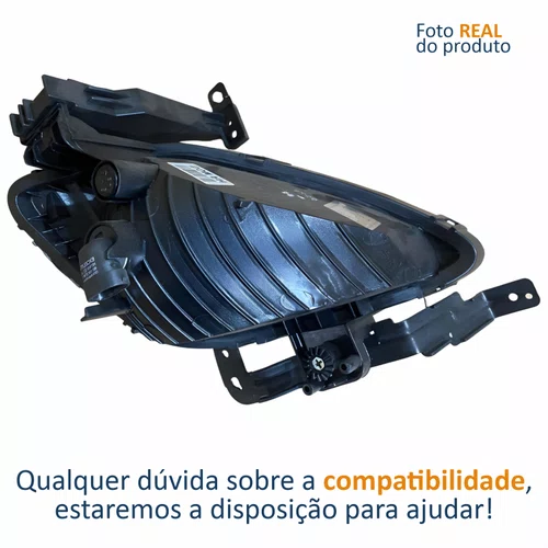 Farol Auxiliar De Milha Hyundai Elantra 2012 Até 2019 Lado Esquerdo Motorista