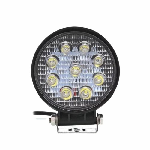 Farol Milha Auxiliar  Universal 8000k 10v/30v 2400lm 9 led Redondo