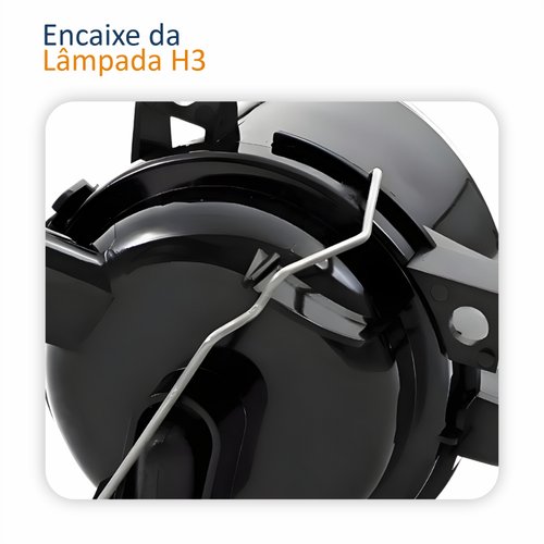 Farol Auxiliar De Milha Vw Gol G4 2005 Até 2008 Fox 2003 Até 2010 Polo 2003 Até 2006 Lado Esquerdo Motorista