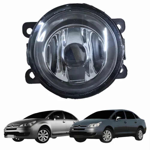 Farol Auxiliar De Milha Citroen C4 Lente Vidro