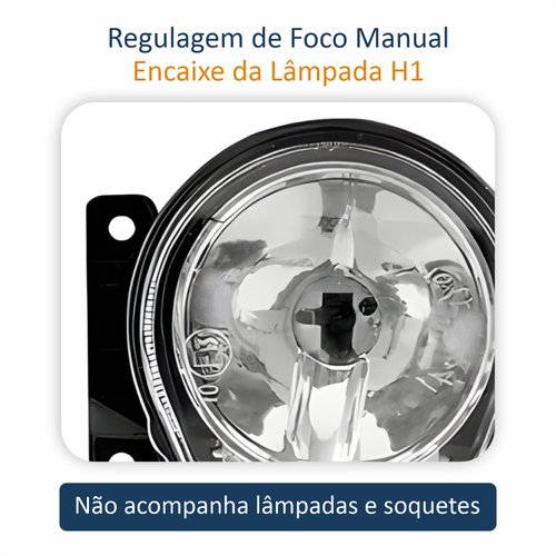 Farol Auxiliar de Milha Fiat Palio Fire 2001 Até 2011 Original Arteb Lado Direito Ou Esquerdo