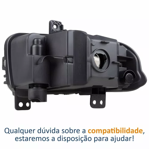 Farol Auxiliar De Milha Fiat Strada 2020 2021 2022 Lado Direito Passageiro