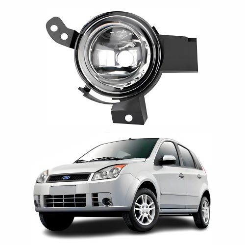Farol Auxiliar De Milha Ford Fiesta 2008 Até 2010 Lado Esquerdo Motorista