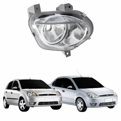 Farol Auxiliar De Milha Ford Fiesta Hatch Sedan 2003 Até 2007 Lado Direito Passageiro Farol Auxiliar De Milha Ford Fiesta Hatch Sedan 2003 Até 2007 Lado Direito Passageiro