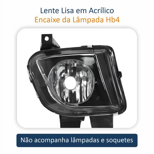 Farol Auxiliar De Milha Gm Celta 2007 Até 2015 Lado Direito Passageiro