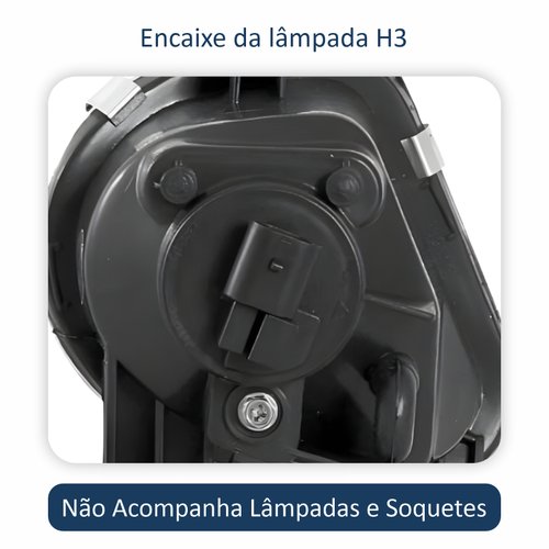 Farol Auxiliar De Milha Gm Corsa 2000 Até 2002 Lado Esquerdo Motorista