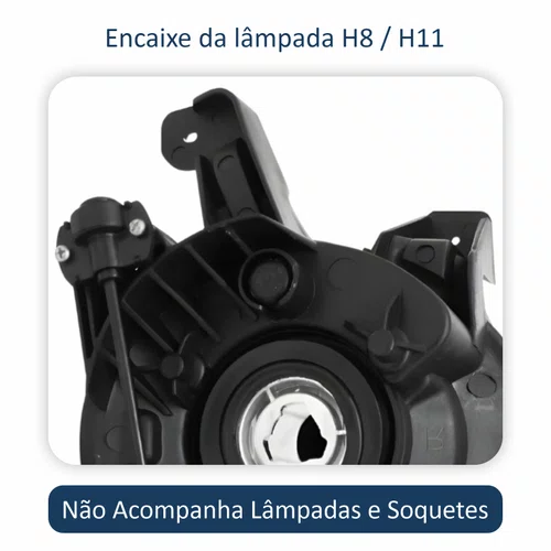 Farol Auxiliar De Milha Hyundai Hb20 2012 Até 2015 Lado Esquerdo Motorista