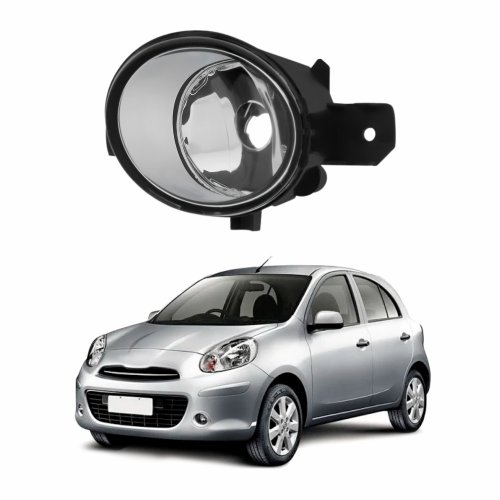 Farol Auxiliar De Milha Nissan March 2011 Até 2017 Lado Esquerdo Motorista