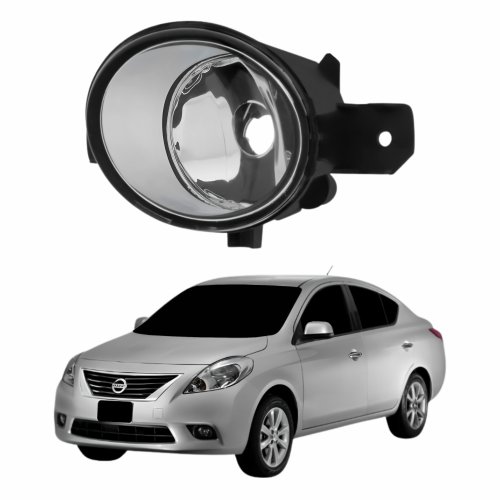 Farol Auxiliar De Milha Nissan Versa 2011 Até 2018 Lado Esquerdo Motorista
