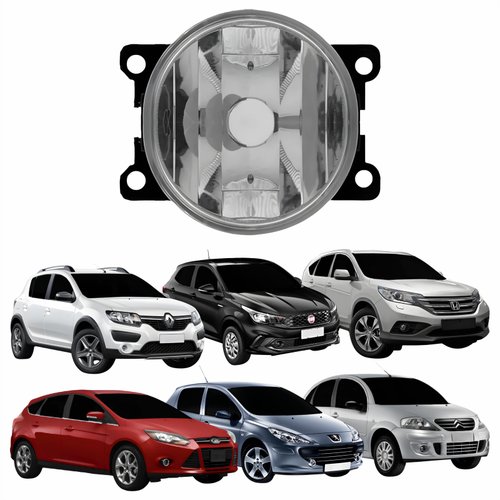 Farol Auxiliar De Milha Original Arteb Citroen Fiat Ford Honda Jeep Land Rover Mitsubishi Nissan Peugeot Porche Renault Suzuki Lado Direito Ou Esquerdo
