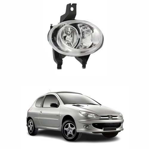 Farol Auxiliar De Milha Peugeot 206 2004 Até 2010 Lado Direito Passageiro