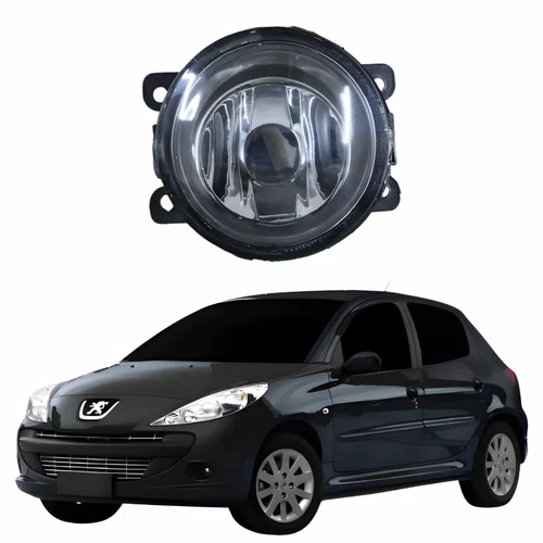 Farol Auxiliar De Milha Peugeot 207 Lente Vidro