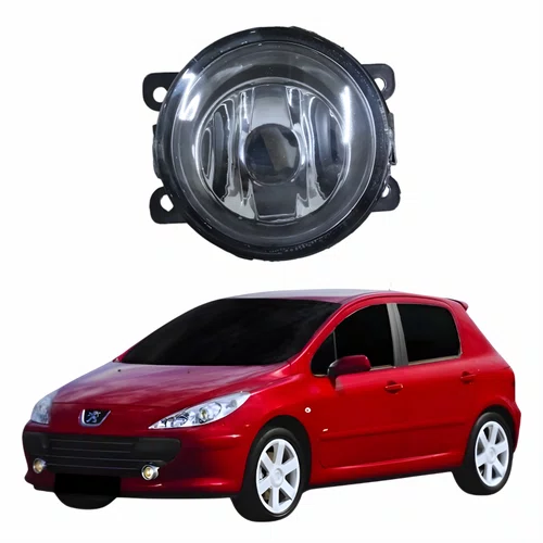 Farol Auxiliar De Milha Peugeot 307 Lente Acrílico