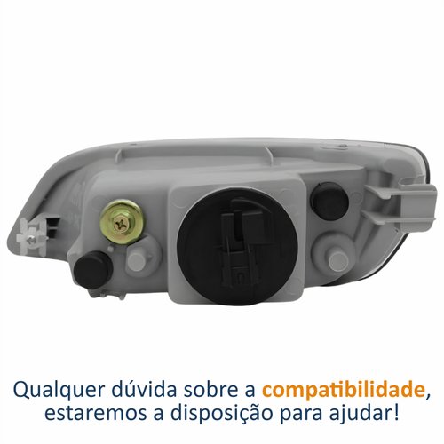 Farol Auxiliar De Milha Toyota Fielder 2005 2006 2007 2008 Lado Direito Passageiro