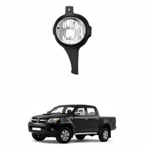 Farol Auxiliar de Milha Toyota Hilux SRV 2005 2006 2007 2008 Lado Esquerdo Motorista Farol Auxiliar de Milha Toyota Hilux SRV 2005 2006 2007 2008 Lado Esquerdo Motorista