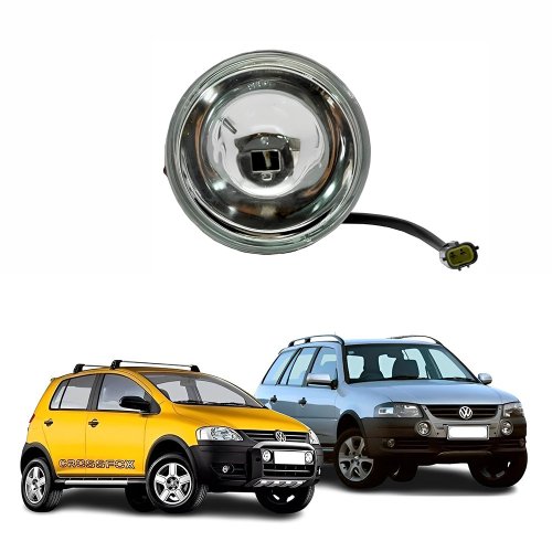 Farol Auxiliar de Milha Vw Crossfox 2003 Até 2007 Parati G4 Surf 2006 até 2010 Superior Central