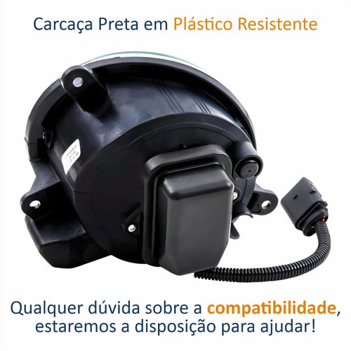 Farol Auxiliar De Milha Vw Crossfox 2011 Até 2014 Original Arteb Lado Direito Passageiro