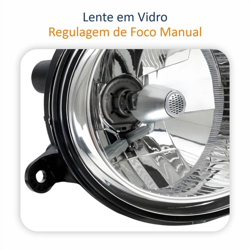 Farol Auxiliar De Milha Vw Crossfox 2011 Até 2014 Original Arteb Lado Direito Passageiro