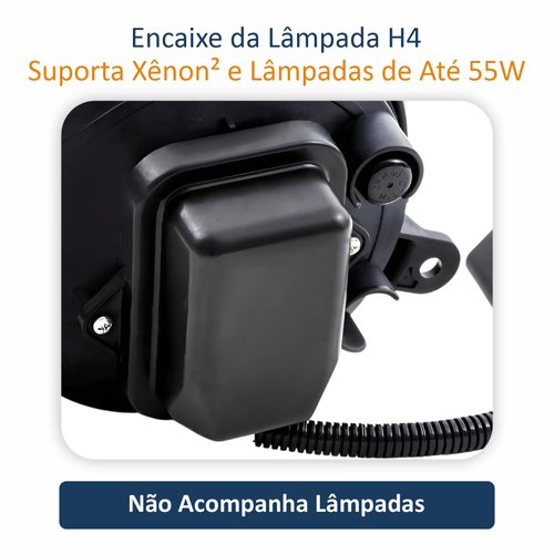 Farol Auxiliar De Milha Vw Crossfox 2011 Até 2014 Original Arteb Lado Direito Passageiro