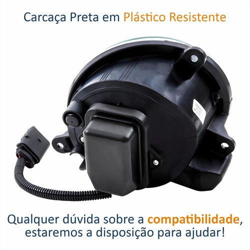 Farol Auxiliar De Milha Vw Crossfox 2011 Até 2014 Original Arteb Lado Esquerdo Motorista