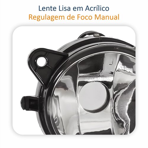 Farol Auxiliar De Milha Vw Fox 2011 Até 2014 Original Arteb Lado Direito Passageiro