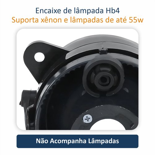 Farol Auxiliar De Milha Vw Fox 2011 Até 2014 Original Arteb Lado Direito Passageiro