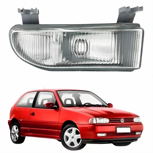 Farol Auxiliar De Milha Vw Gol G2 1995 Até 1999 Lado Direito Passageiro