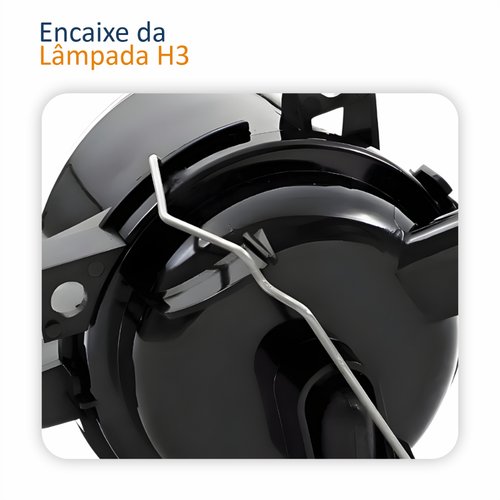 Farol Auxiliar De Milha Vw Gol G4 2005 Até 2008 Fox 2003 Até 2010 Polo 2003 Até 2006 Lado Direito Passageiro
