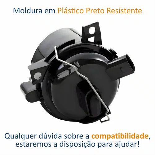 Farol Auxiliar De Milha Vw Gol G4 2005 Até 2008 Fox 2003 Até 2010 Polo 2003 Até 2006 Sem Defletor Lado Direito Passageiro