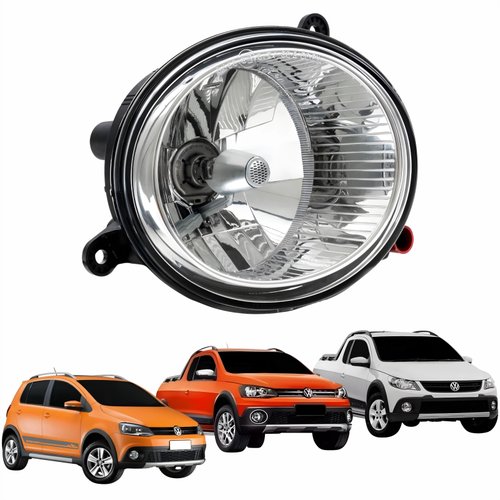 Farol Auxiliar De Milha Vw Saveiro Cross G5 2009 Até 2013 Saveiro Cross G6 2013 Até 2016 Crossfox 2011 Até 2014 Original Arteb Lado Direito Passageiro