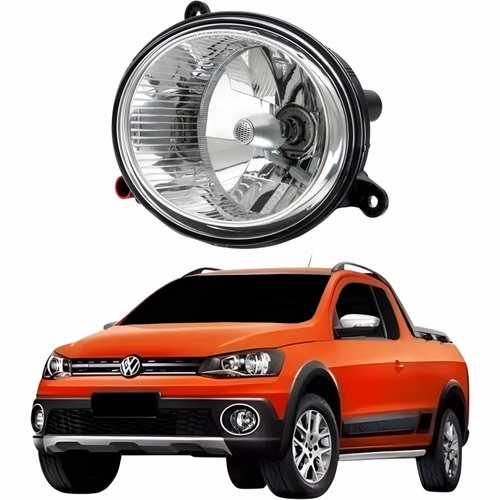 Farol Auxiliar De Milha Vw Saveiro Cross G6 2013 Até 2016 Original Arteb Lado Esquerdo Motorista