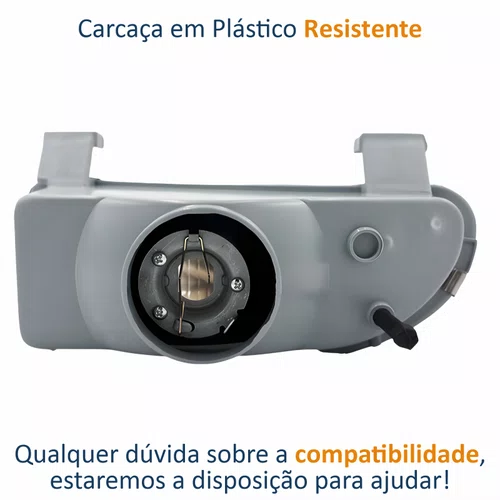 Farol Auxiliar De Milha Vw Saveiro G2 1995 Até 1999 Lado Direito Passageiro
