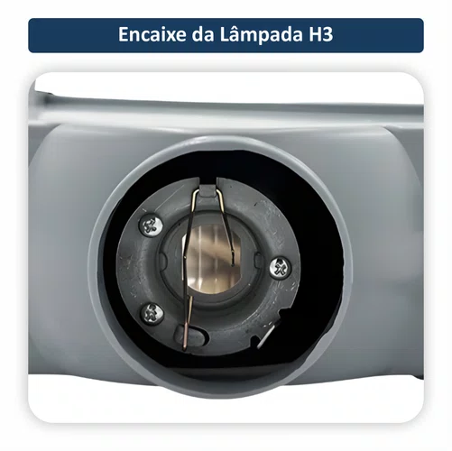 Farol Auxiliar De Milha Vw Saveiro G2 1995 Até 1999 Lado Direito Passageiro