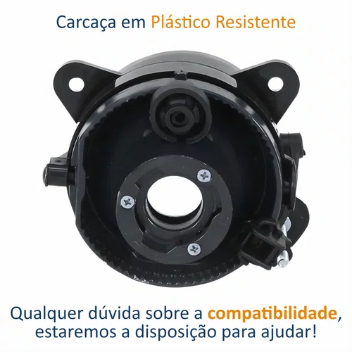 Farol Auxiliar De Milha Vw Spacefox 2011 Até 2014 Lado Esquerdo Motorista