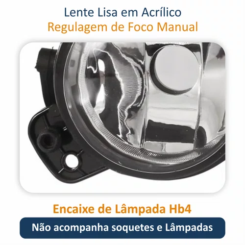 Farol Auxiliar De Milha Vw Spacefox 2011 Até 2014 Lado Esquerdo Motorista
