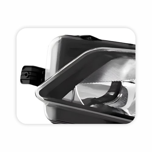 Farol Auxiliar de Milha Vw Virtus 2017 Até 2022 Máscara Preta Lado Esquerdo Motorista