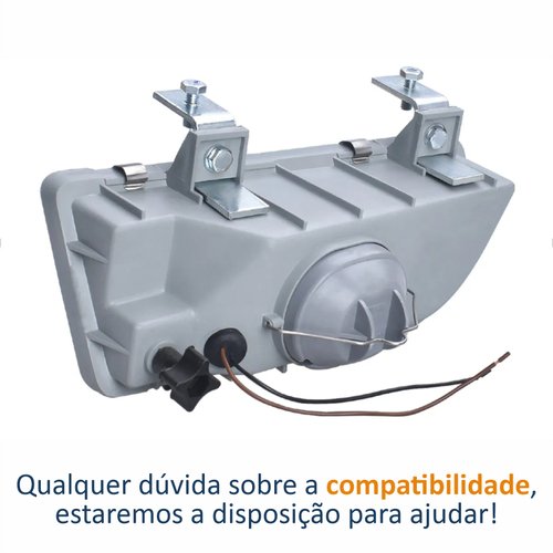 Farol Auxiliar Vw Gol 1987 Até 1996 Original Arteb Lado Direito Passageiro