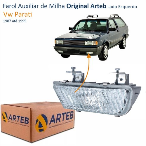 Farol Auxiliar Vw Parati 1987 Até 1995 Original Arteb Lado Esquerdo Motorista
