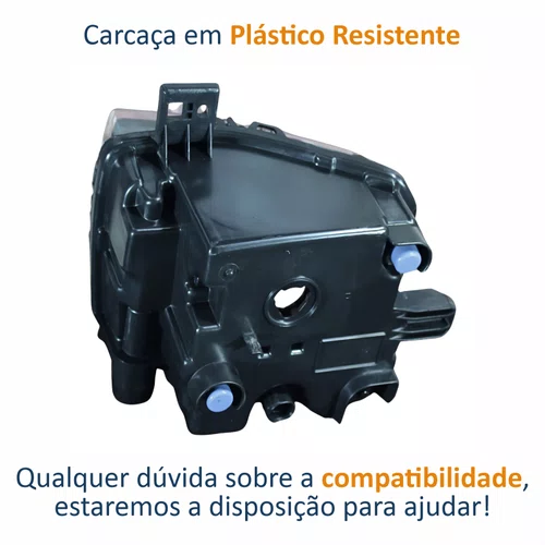 Farol Auxiliar Vw T-Cross 2019 Até 2024 Full Led Lado Direito Passageiro