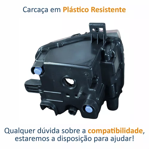 Farol Auxiliar Vw T-Cross 2019 Até 2024 Full Led Lado Esquerdo Motorista