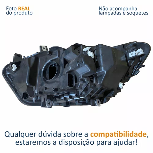 Farol Principal Bmw Série 1 114I 116I 118I 120I 2011 Até 2019 Full Led Lado Direito Passageiro